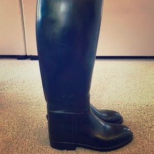 Aigle Coupe Saumur Black Boots